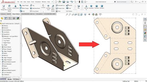 solidworks creating drawings of sheet metal parts|sheet metal 3d sketch solidworks.